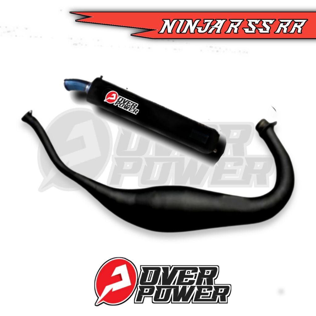 KNALPOT NINJA R SS RR COBRA MEDIUM FULL BLACK SERIES ORIGINAL OVER POWER STANDAR PORTING BUKAN RS1 F