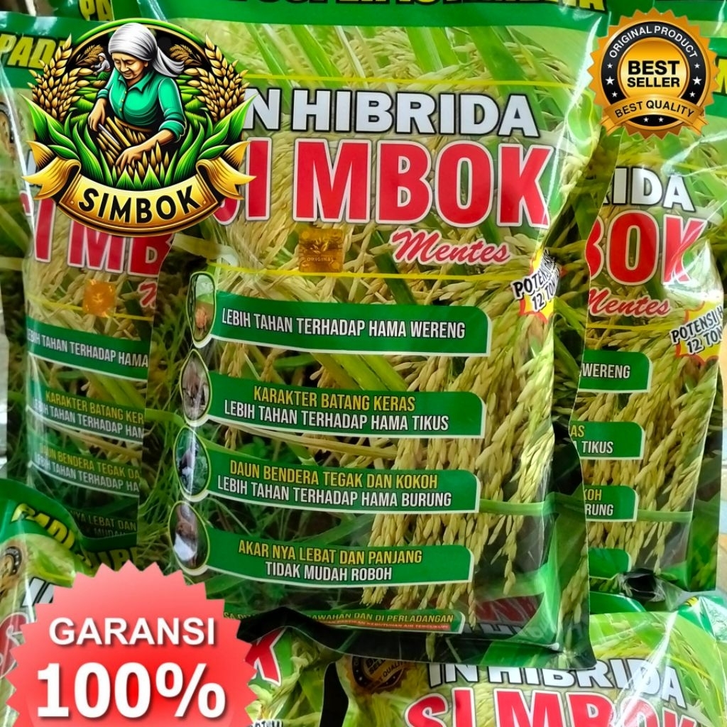 BIBIT BENIH PADI SUPER ISTIMEWA SIMBOK ORIGINAL KEMASAN 5KG