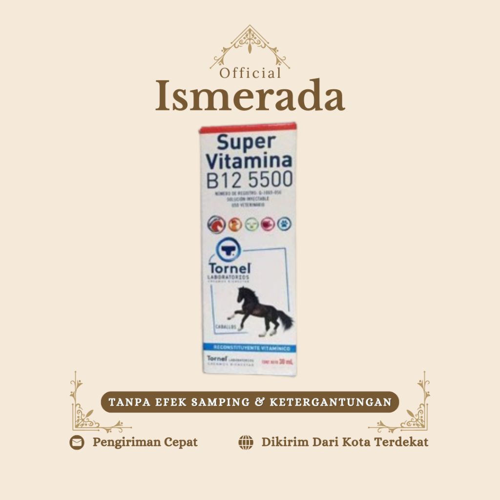 Doping Ayam Super Vitamina B12 5500 Multivitamin Ayam Kuda Burung