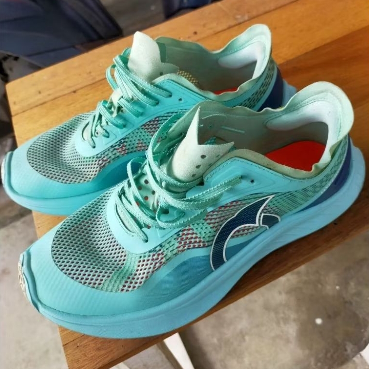 Sepatu Running Lari Ortuseight Hyperdrive 2.1 Aqua White Original Size Ukuran 41 Second Bekas