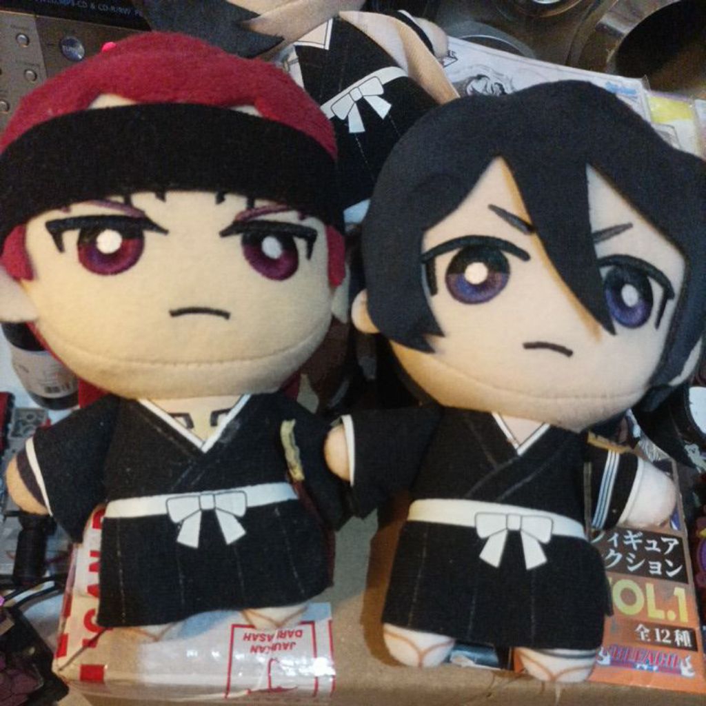 Tomonui Bleach Set Rukia & Renji Plush