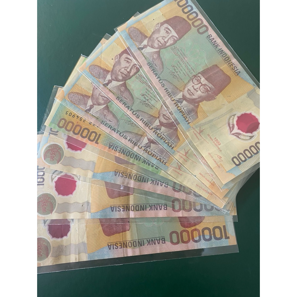 Uang Kuno 100 Ribu Polymer Murah