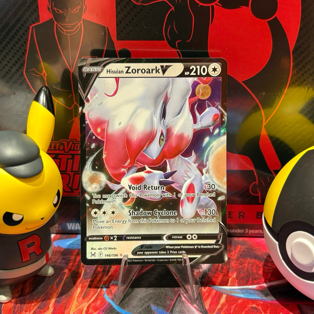 Hisuian Zoroark V 146/196 ENG - UR Holo - Lost Origin - Pokemon TCG
