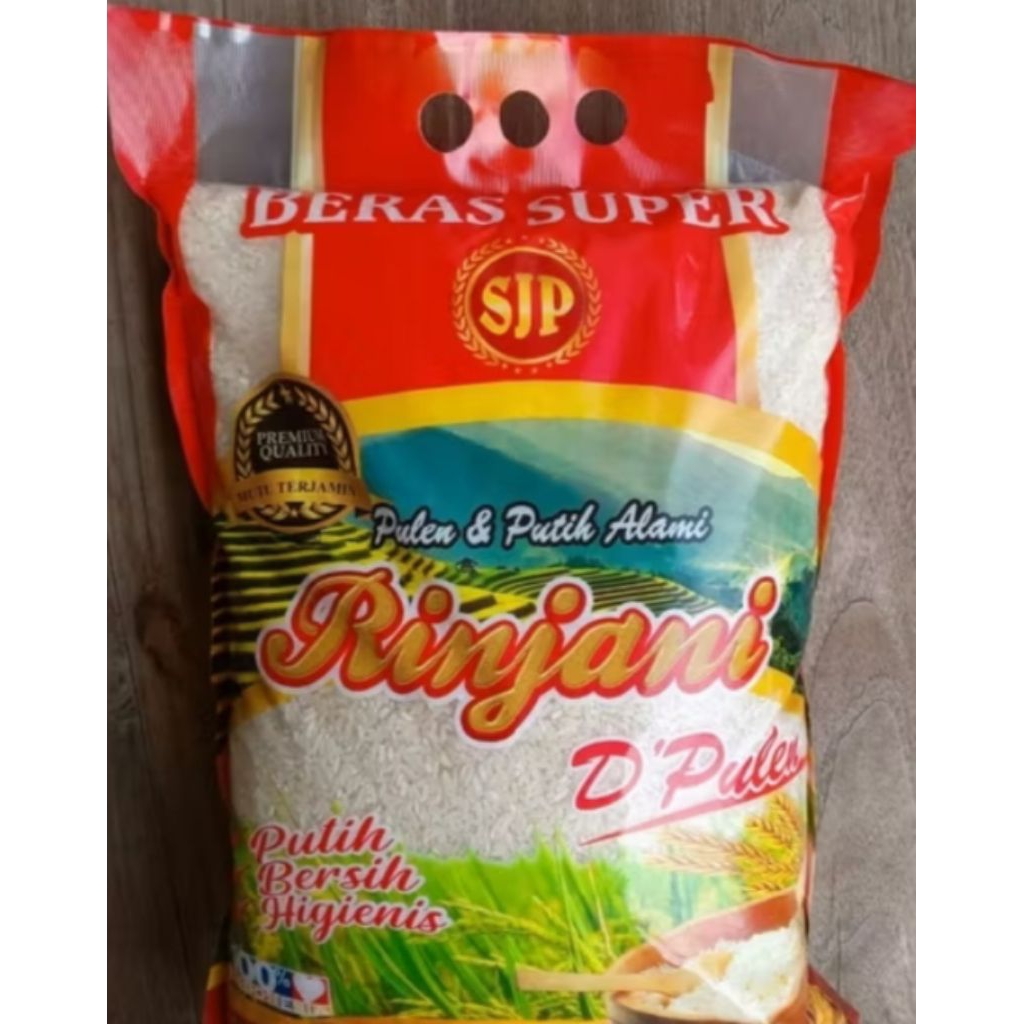 beras Rinjani kemasan 5 kg