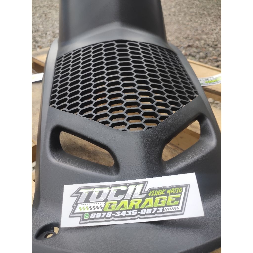 Dek cover mesin mio sporty/smile custom hexagonal