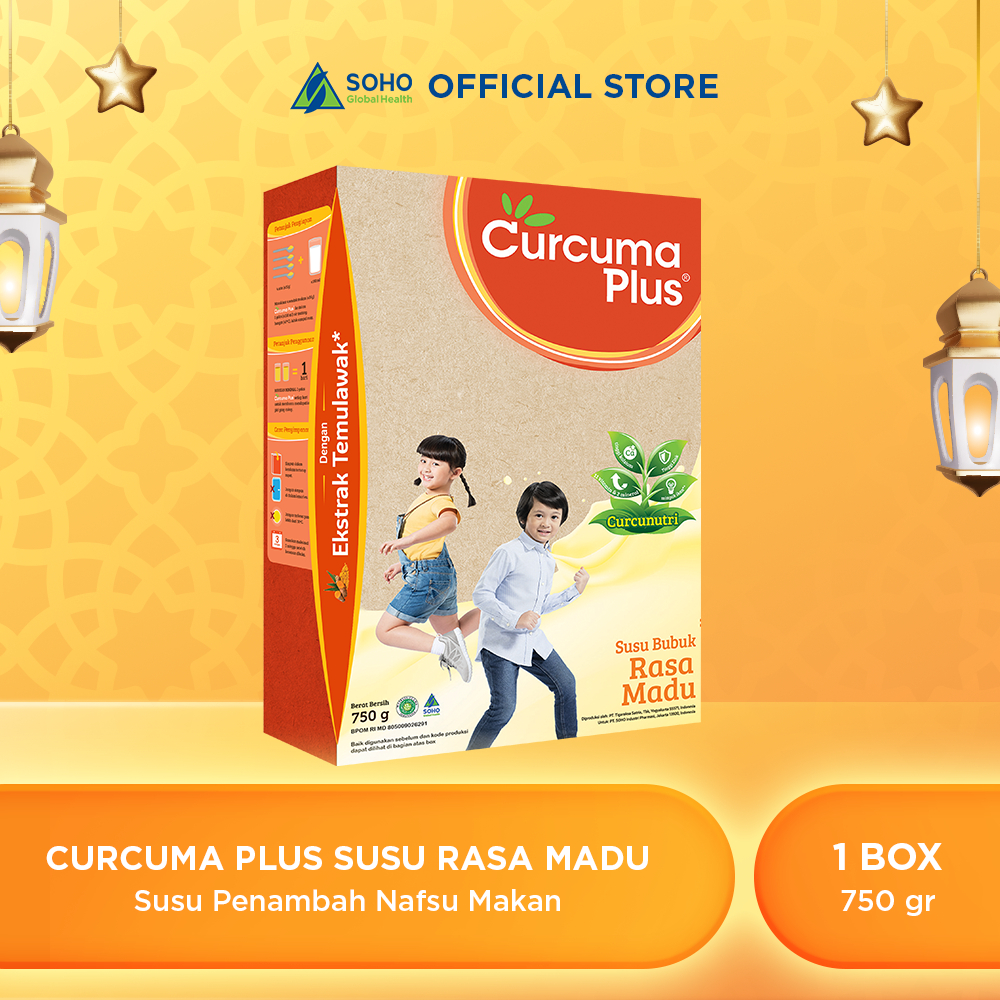 Curcuma Plus Susu Bubuk Ekstrak Temulawak Madu 750gr