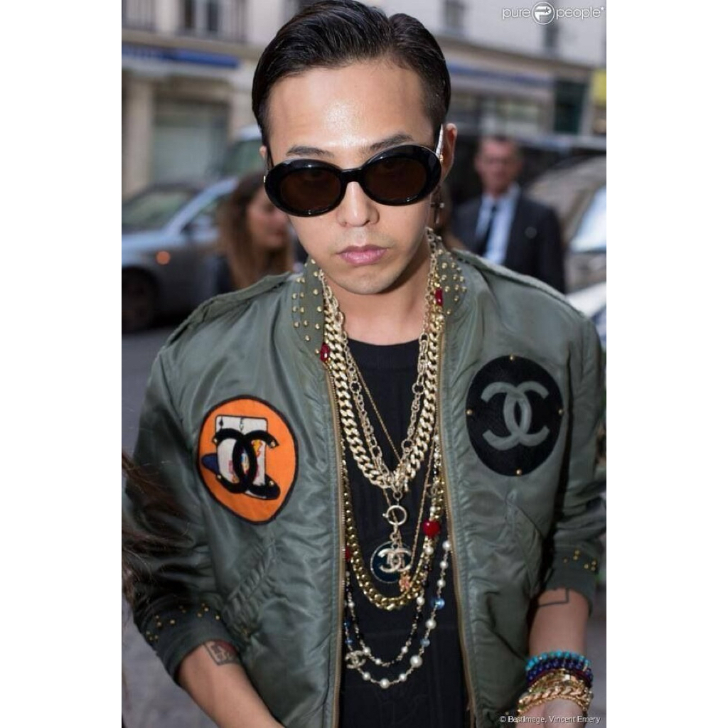 G-Dragon chanel jacket MA-1