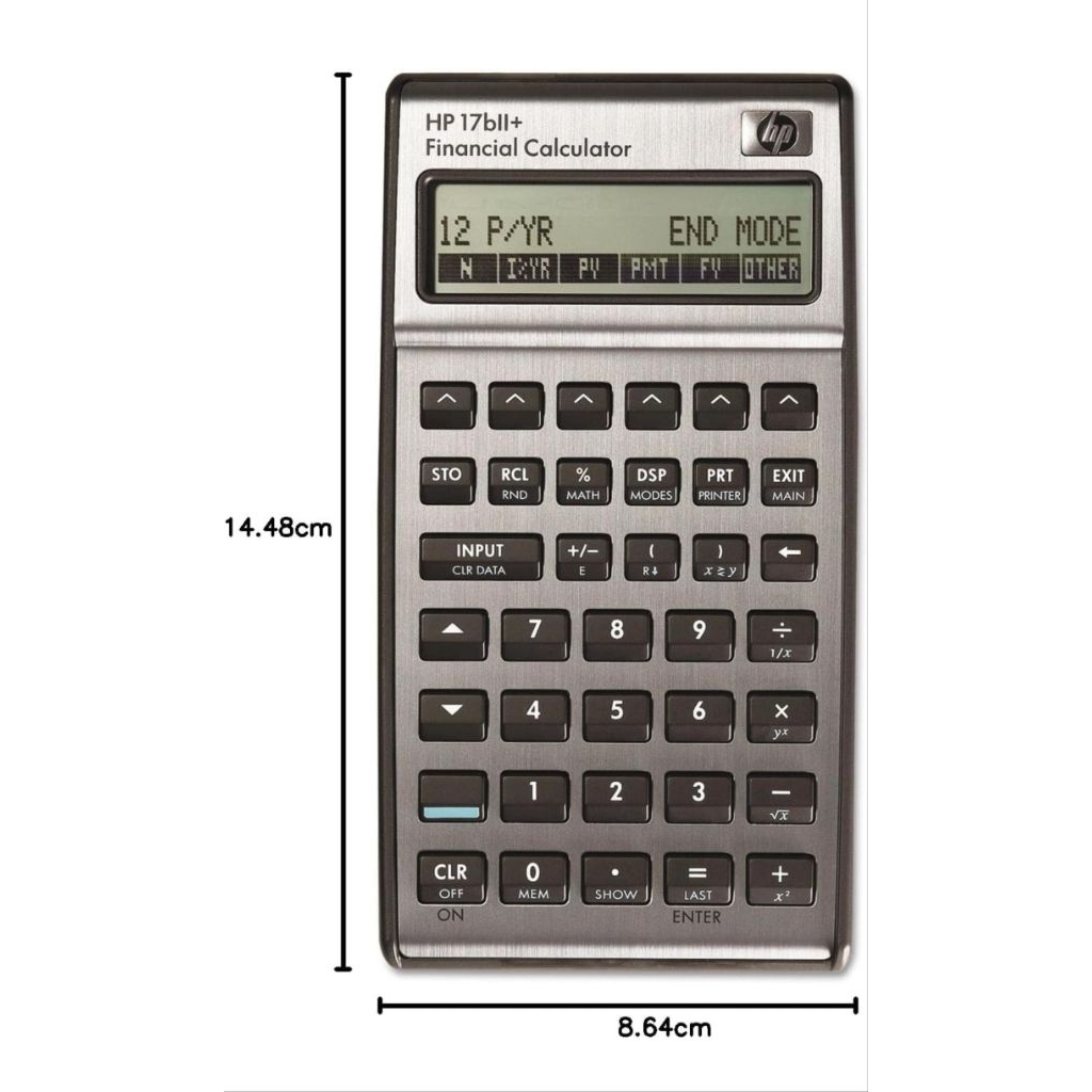 Hewlett Packard HP 17bll+ Financial Calculator