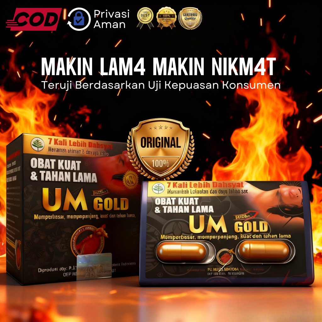 UM GOLD KAPSUL BLISTER | Urat Madu Gold Original 100% Kapsul | UM Gold Blister | Urat Madu 100% Orig
