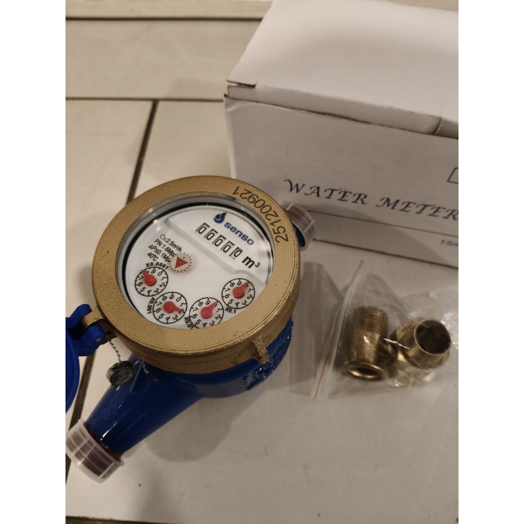 water meter senso size 1/2" inch DN 15 mm