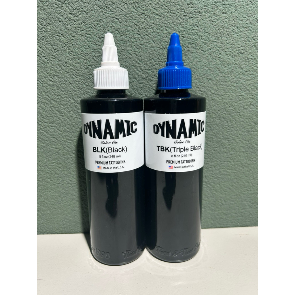 DYNAMIC INK ORIGINAL USA BLACK/TRIPLE BLACK 8oz 240ml | TINTA TATTOO DYNAMIC ORIGINAL | TINTA TATTOO