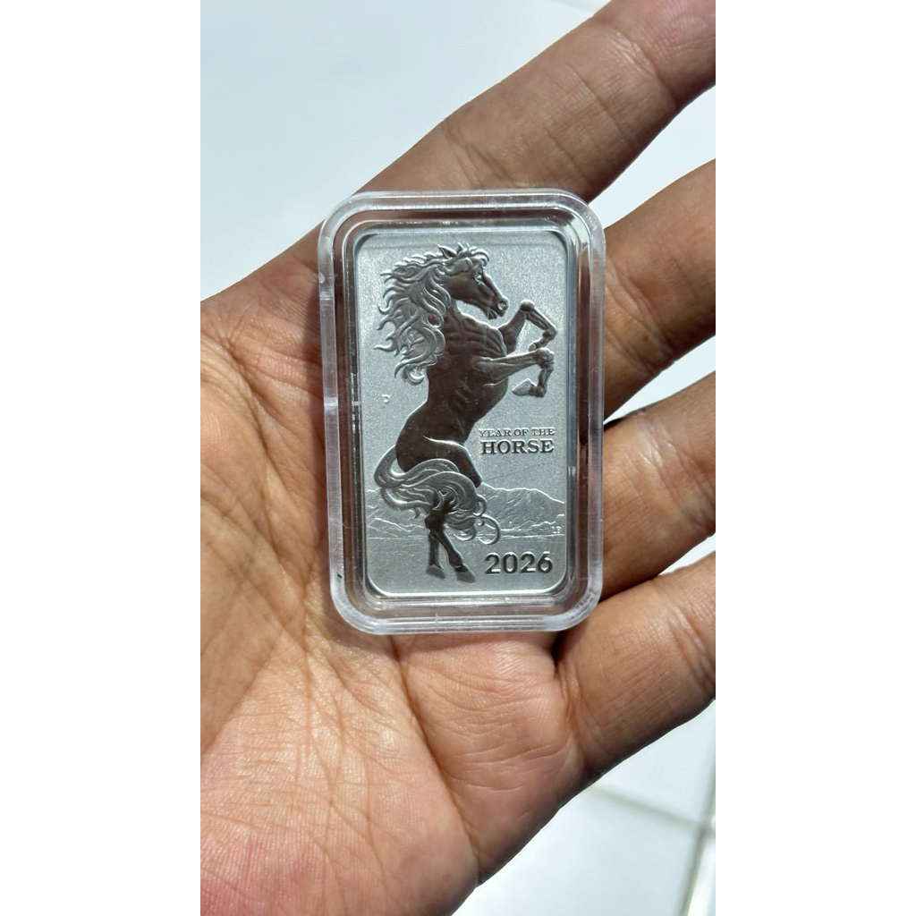 Medal Perak 1oz perthmint horse 2026