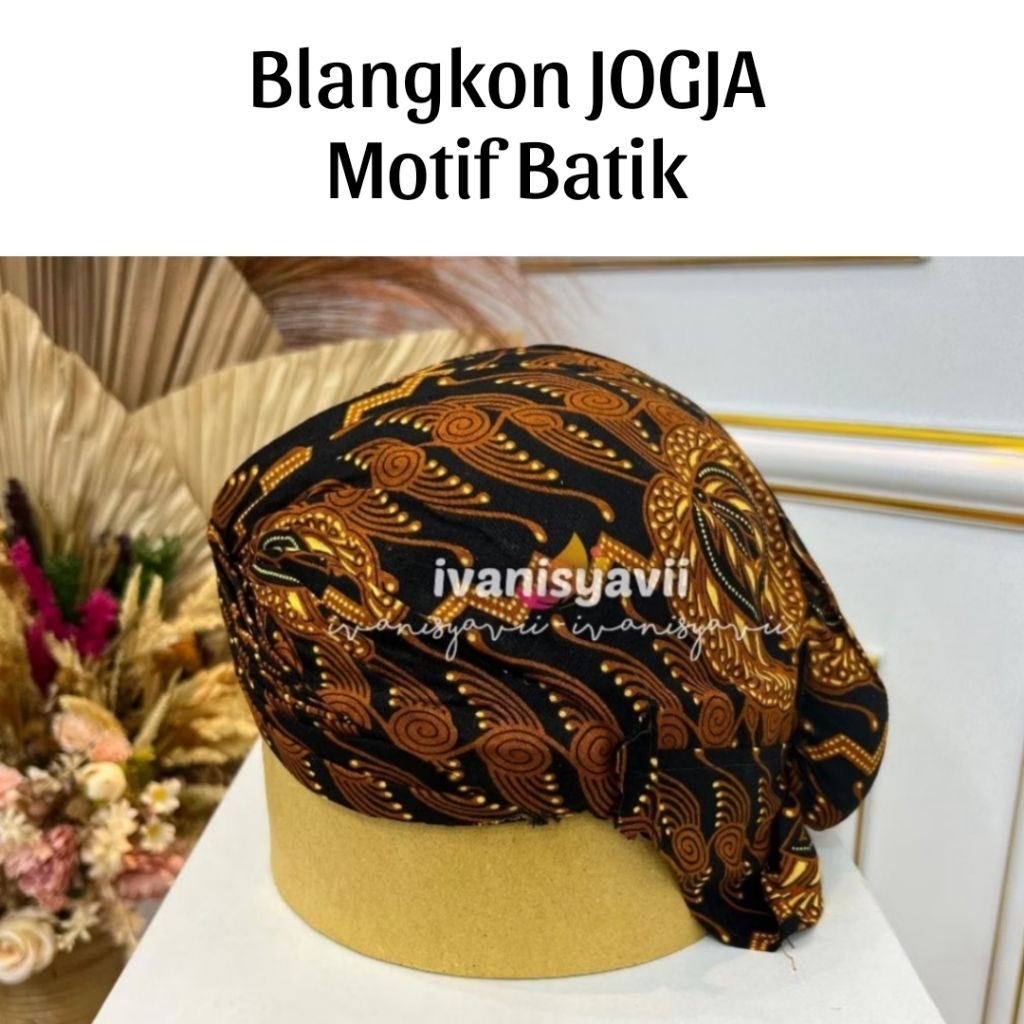 BLANGKON JOGJA • Blangkon Motif Batik | ~Bj