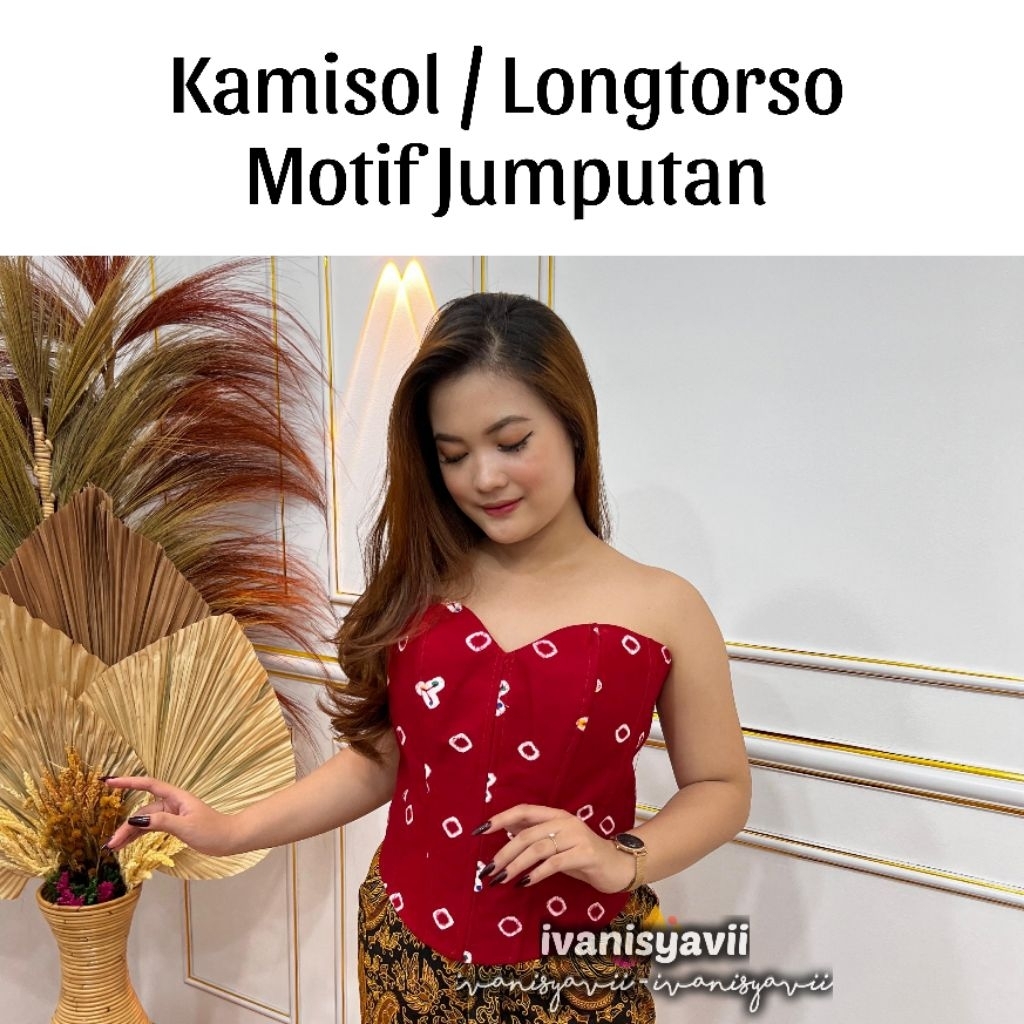 KAMISOL JUMPUTAN • Kamisol Motif Jumputan / Variasi Warna Lengkap