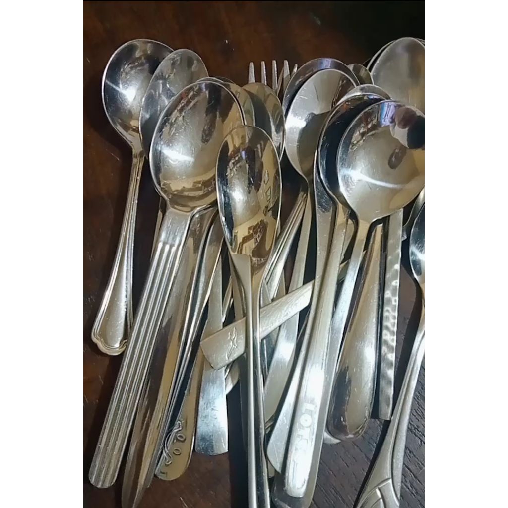 sendok makan anak-anak  Stainless steel
