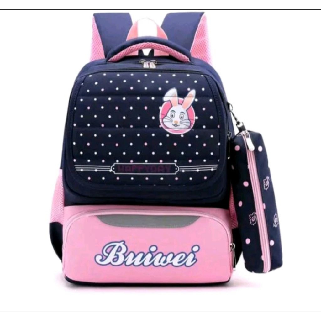 TAS RANSEL SEKOLAH ANAK PEREMPUAN SD Fashion kelinci