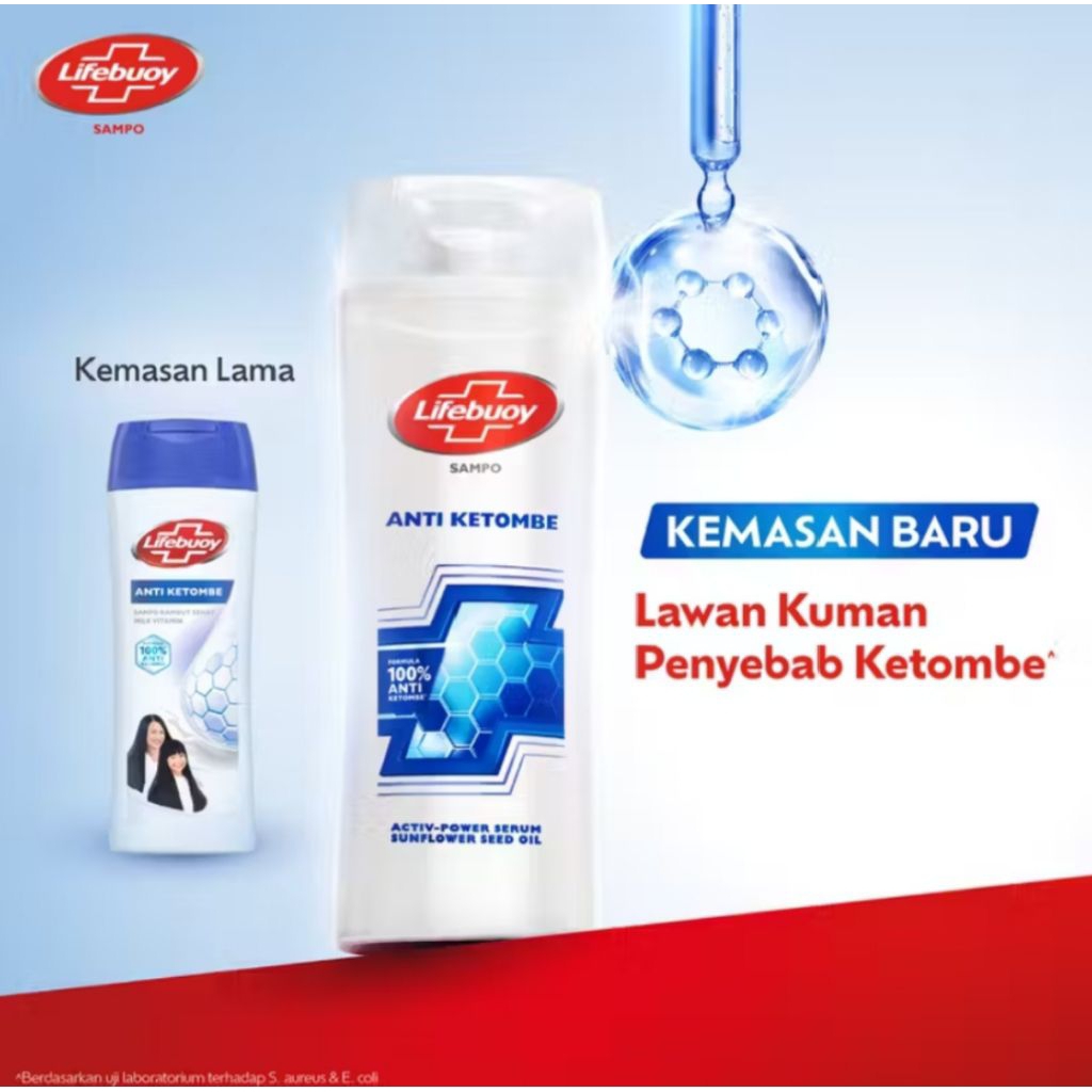 Shampoo lifebuoy 340ml. anti ketombe