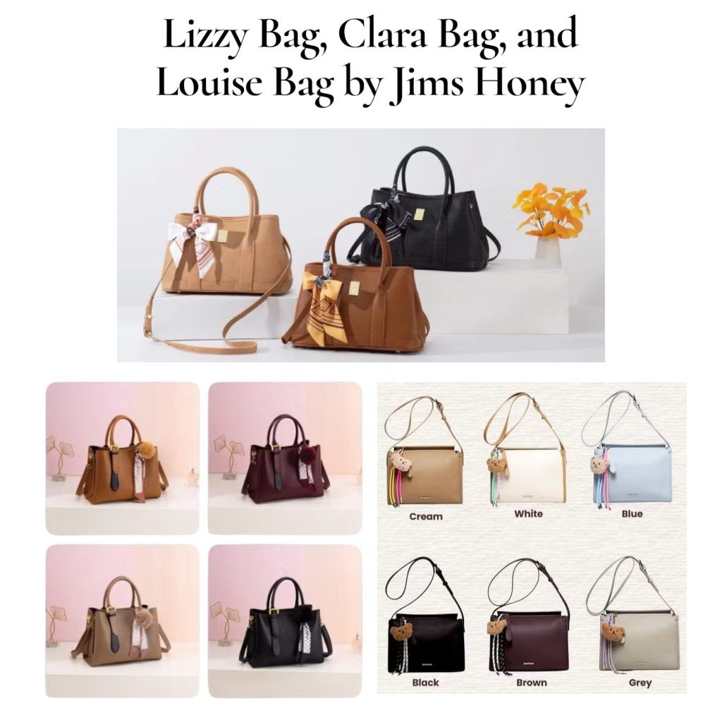 LIZZY BAG JIMS HONEY | CLARA BAG JIMS HONEY | LOUISE BAG JIMS HONEY | VITA BAG JIMS HONEY | TAS LIZZ