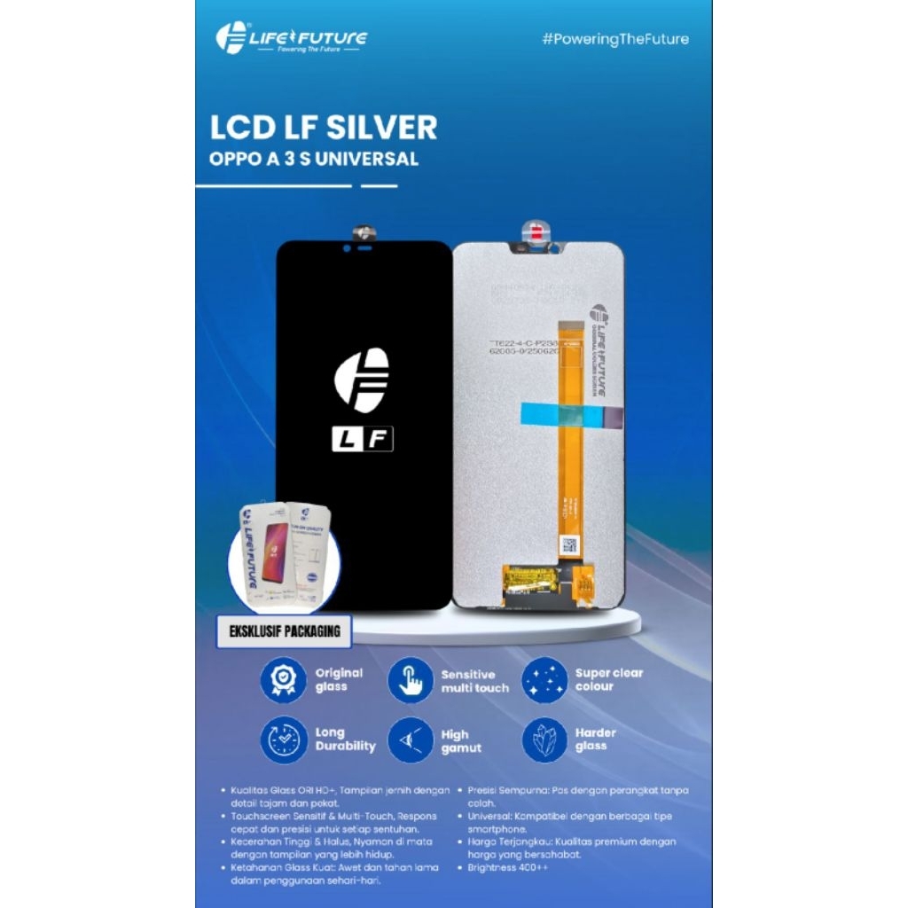 LCD LF A3S UNIVERSAL ORIGINAL LF SILVER