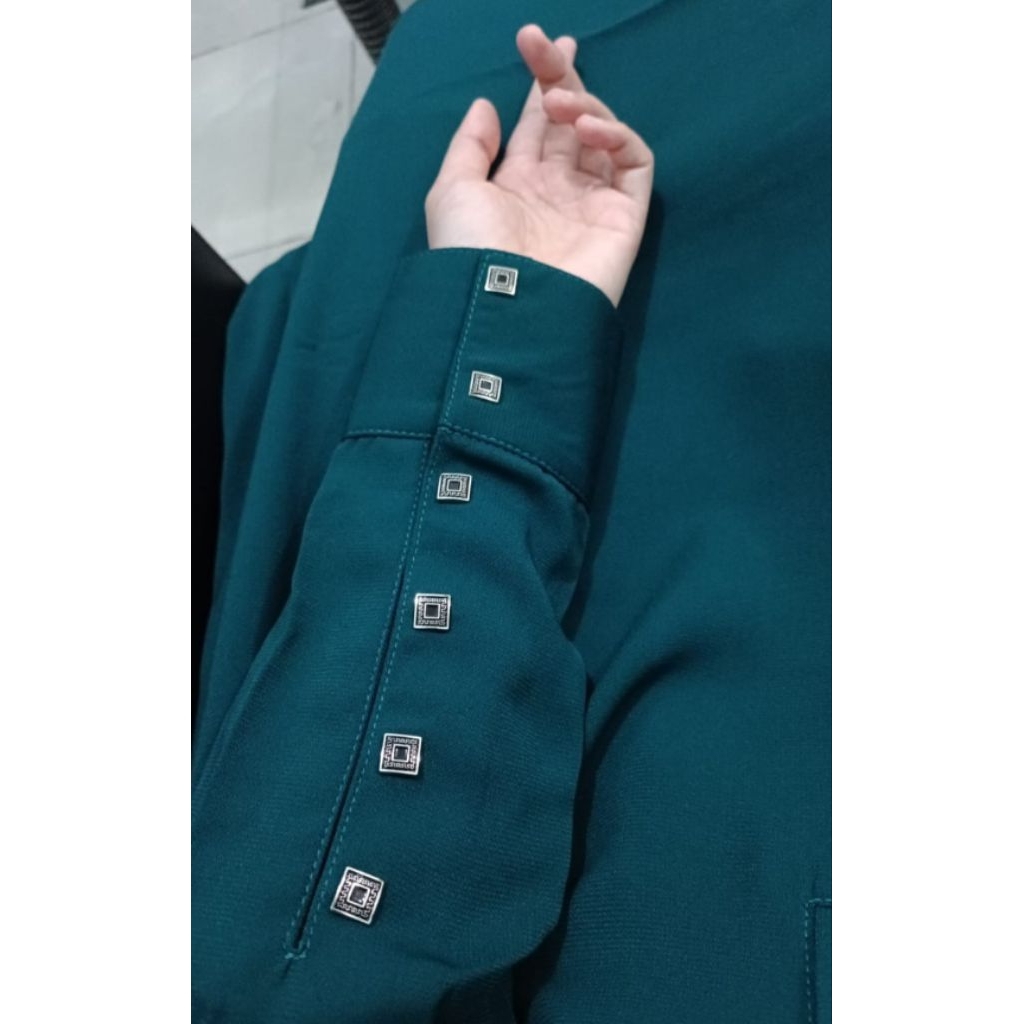 Abaya Double Black Arabian - Abaya Al Arabian - Abaya Haji Umroh