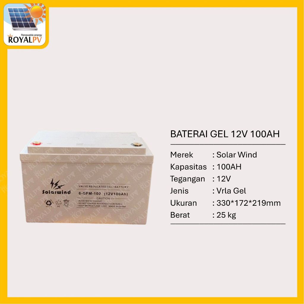Baterai 12v 100ah baterai ups 12v 100ah baterai vrla 12v 100ah