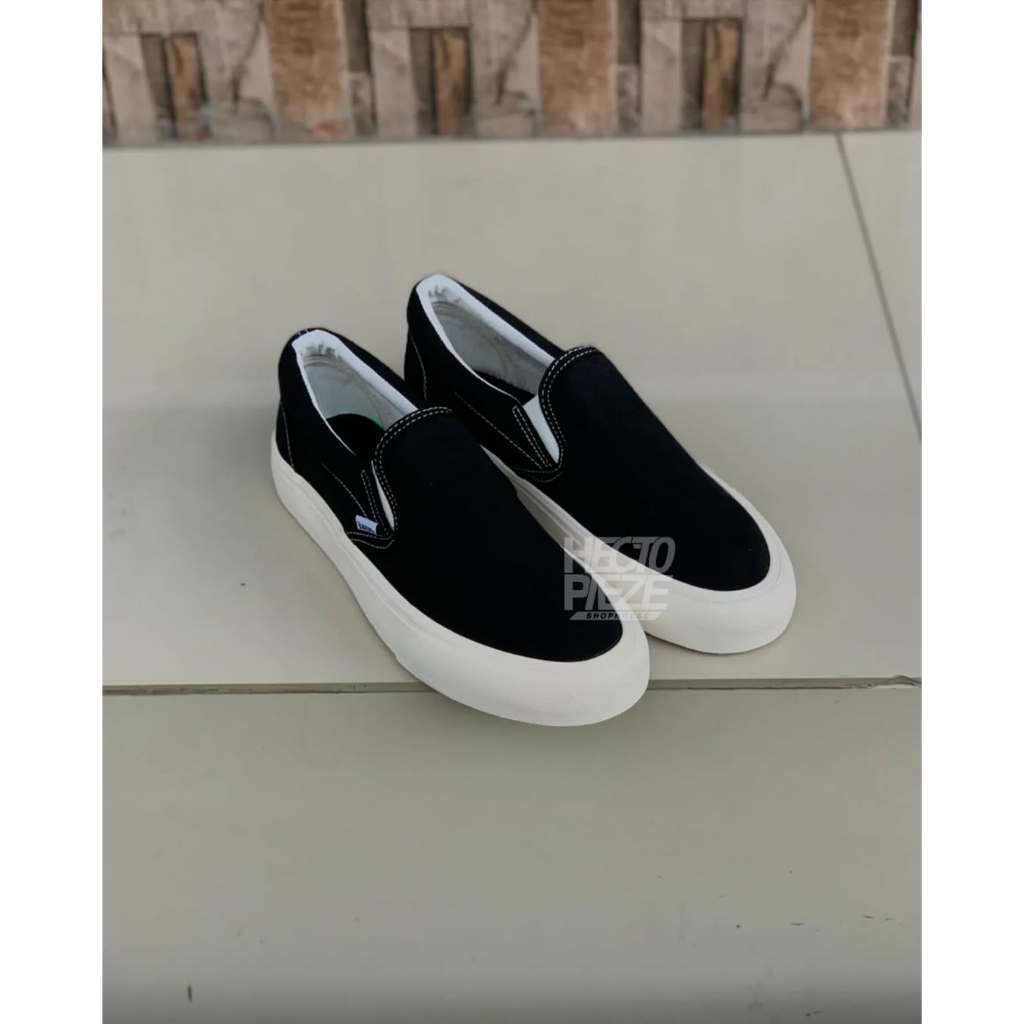 Sepatu Bavito - Comrade Black White | Sepatu Sneaker/ Slip On