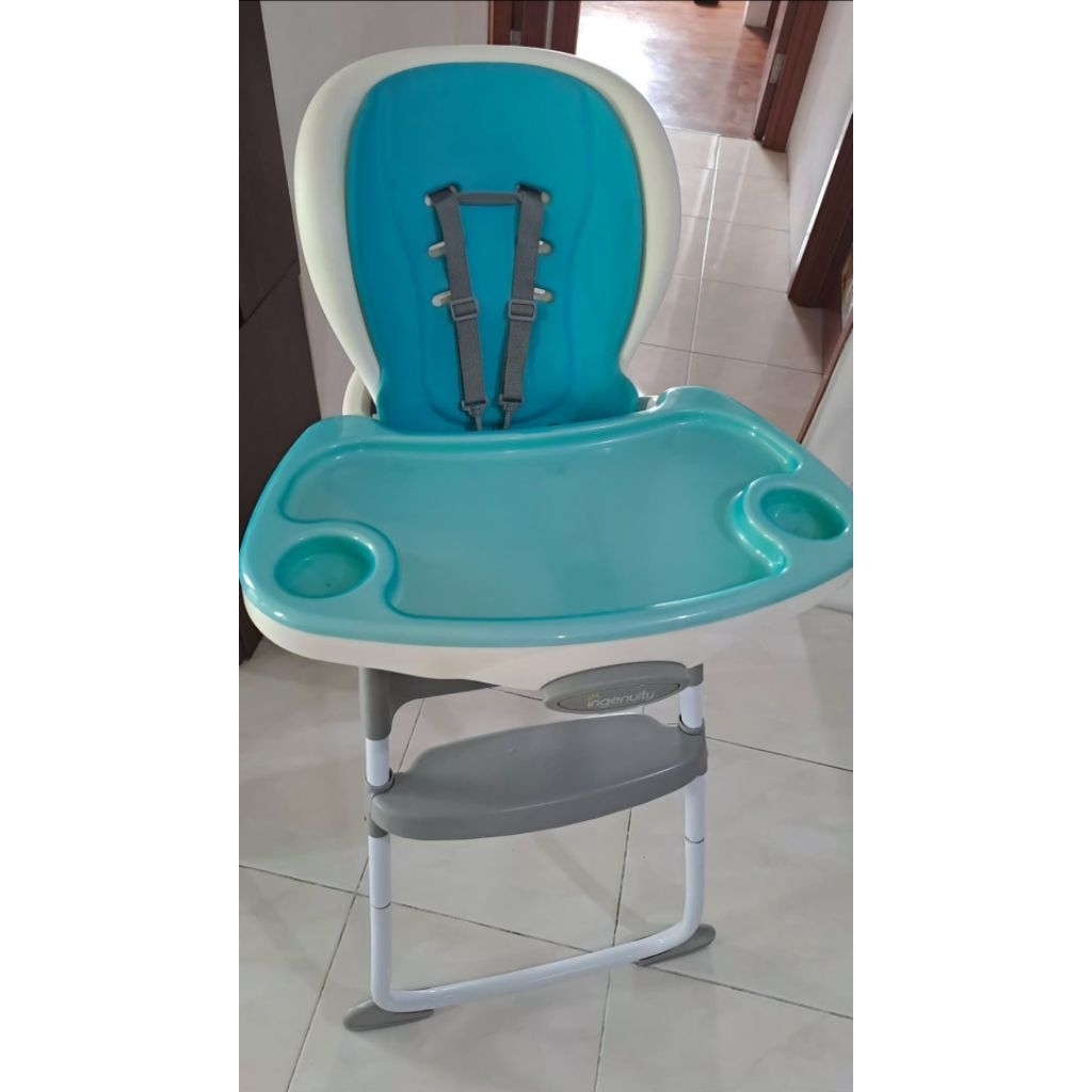 PRELOVED High Chair Ingenuity Biru
