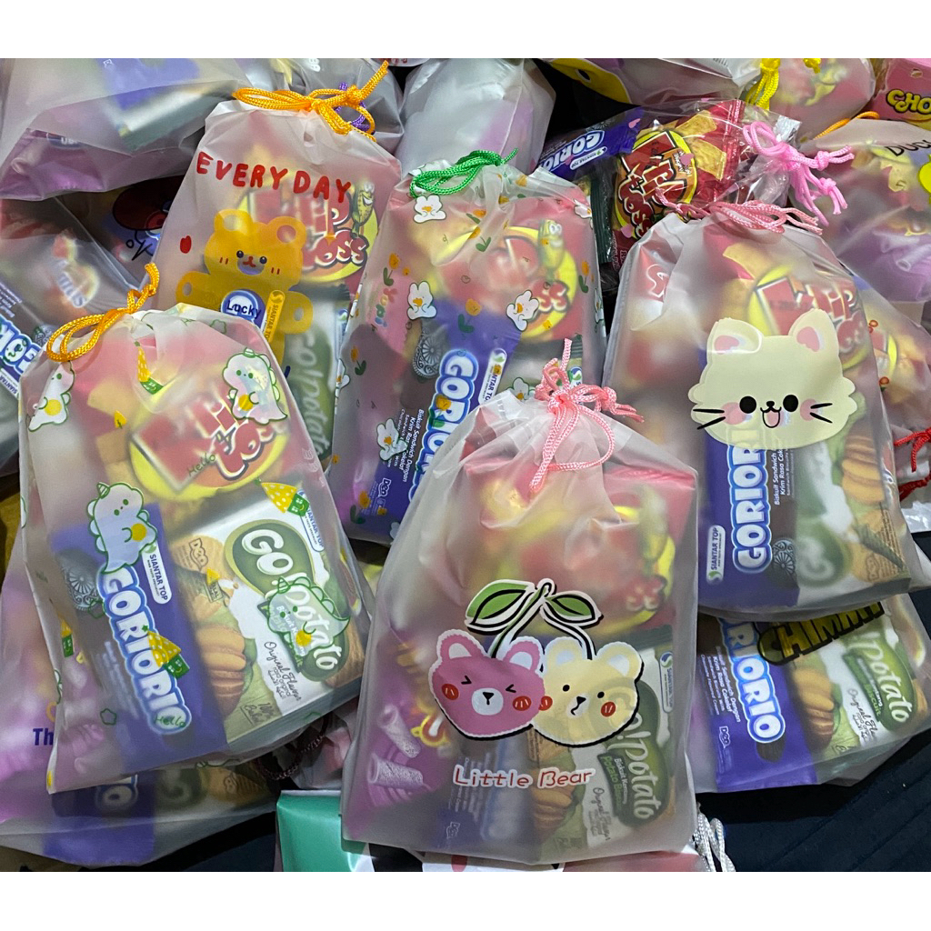 [SATU HARI JADI] PARCEL SNACK ULANG TAHUN | PAKET SNACK 7.500 | SNACK POUCH MINI | PARCEL IDUL FITRI
