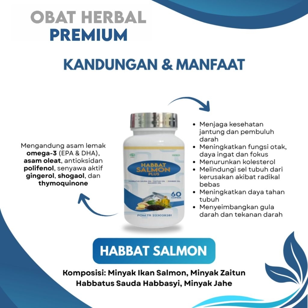 HABBAT SALMON PLUS isi60kapsul