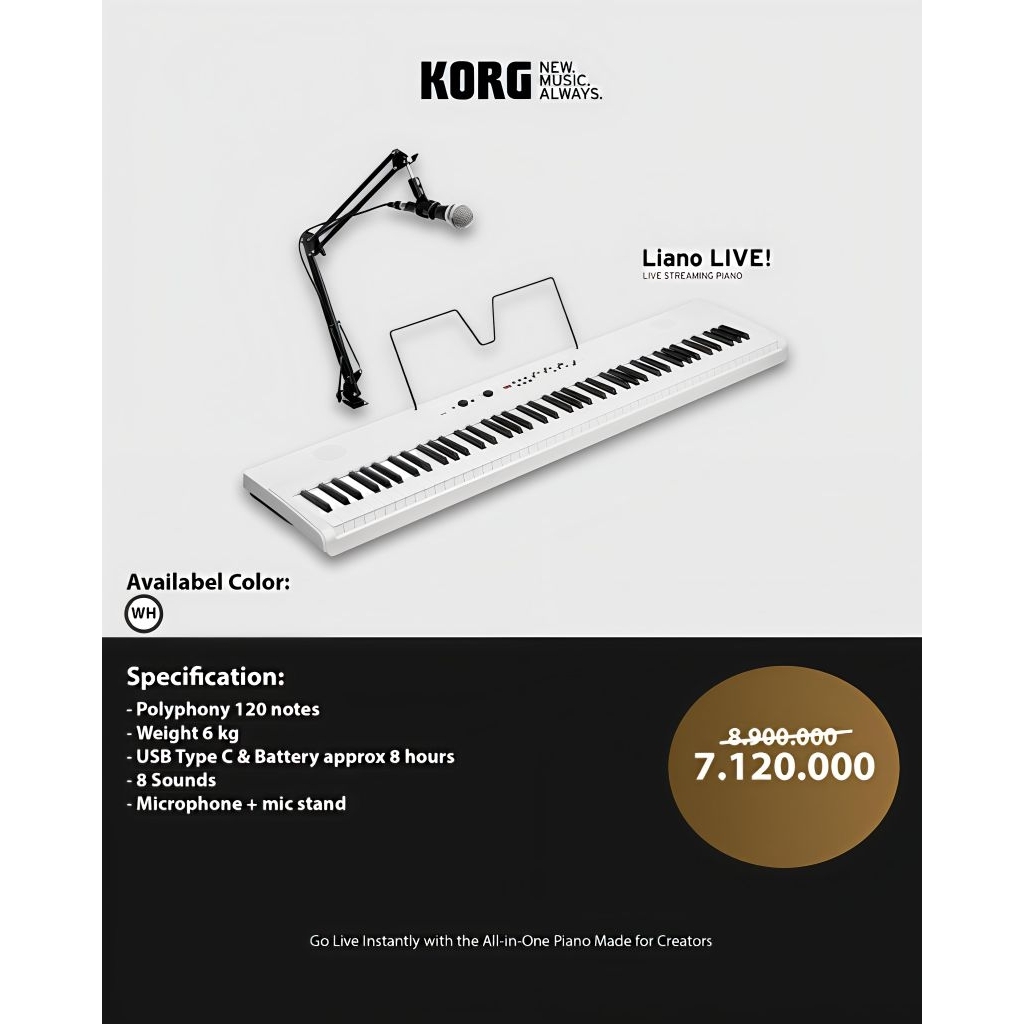Piano Korg Liano Live