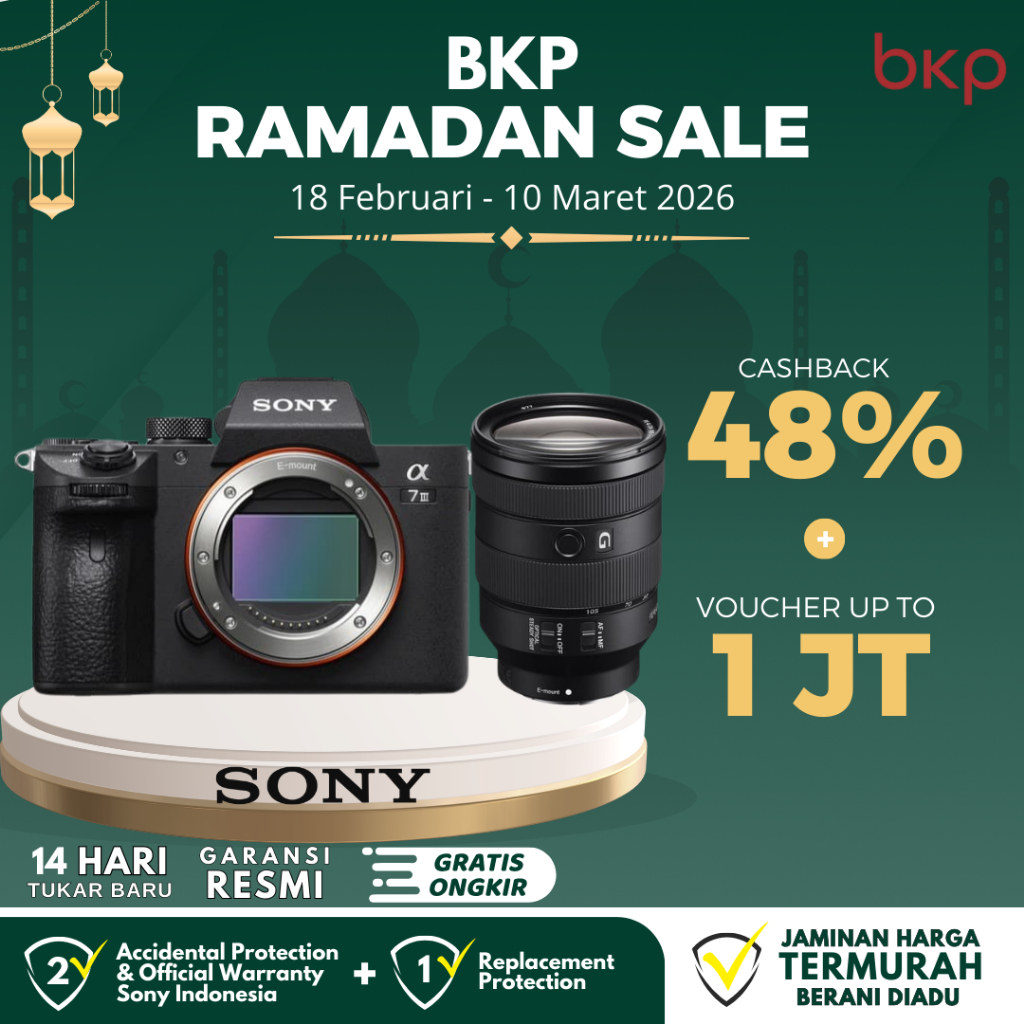 Sony Alpha A7 III Mirrorless + Sony FE 24-105mm f/4 G OSS Lens