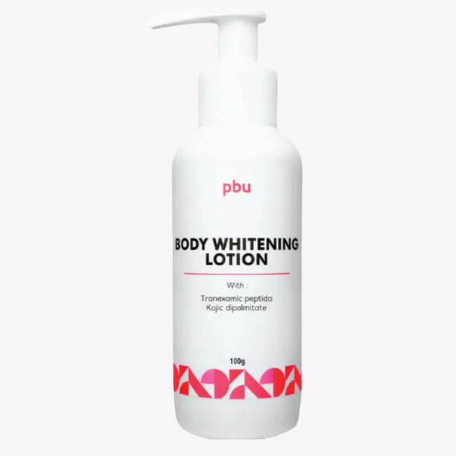 PBU Body Whitening Lotion 100mL - Melembabkan Mencerahkan Kulit di Malam Hari