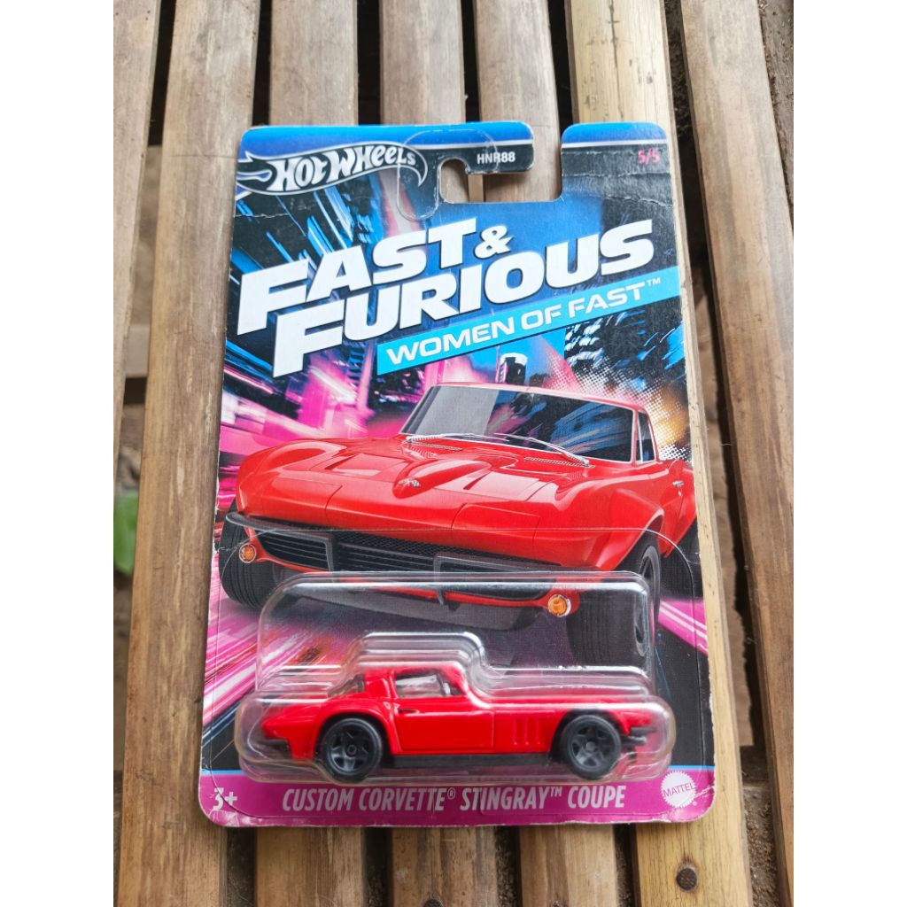 Hotwheels Fast And Furious WOF custom Corvette minus