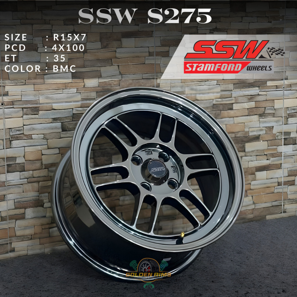 Velg Mobil Ssw S275 Rpf1 R15 Bisa Untuk Mobil Jazz Mobilo Yaris Dll