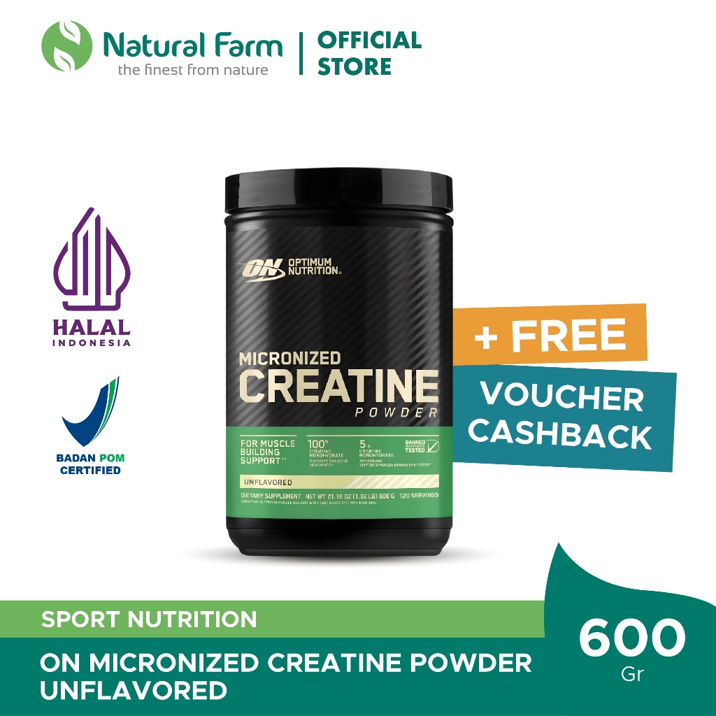 Optimum Nutrition Creatine Powder - 600gr