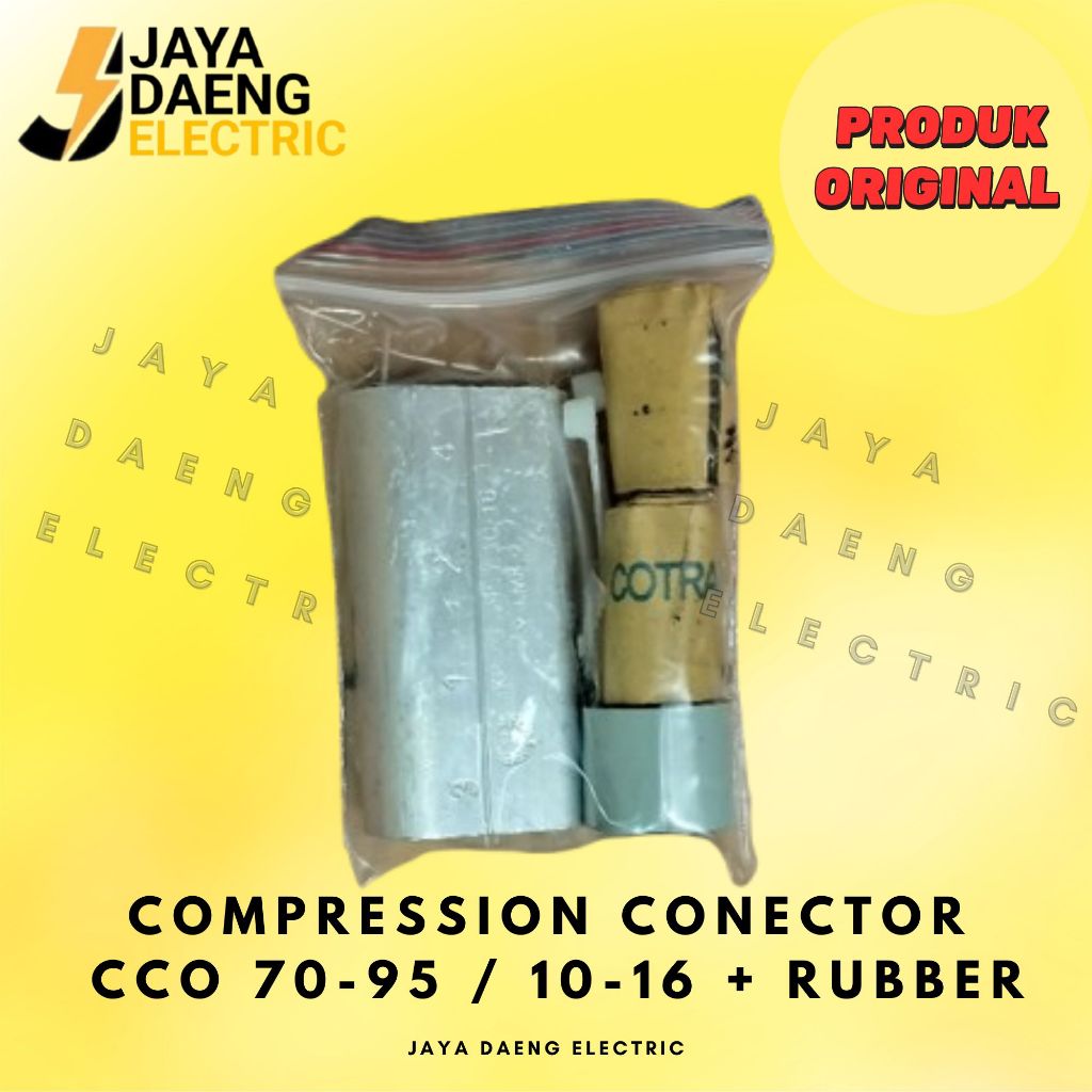 COMPRESSION CONECTOR CCO 70-95 / 10-16 + RUBBER