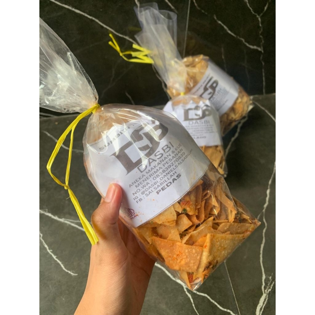 keripik pangsit goreng