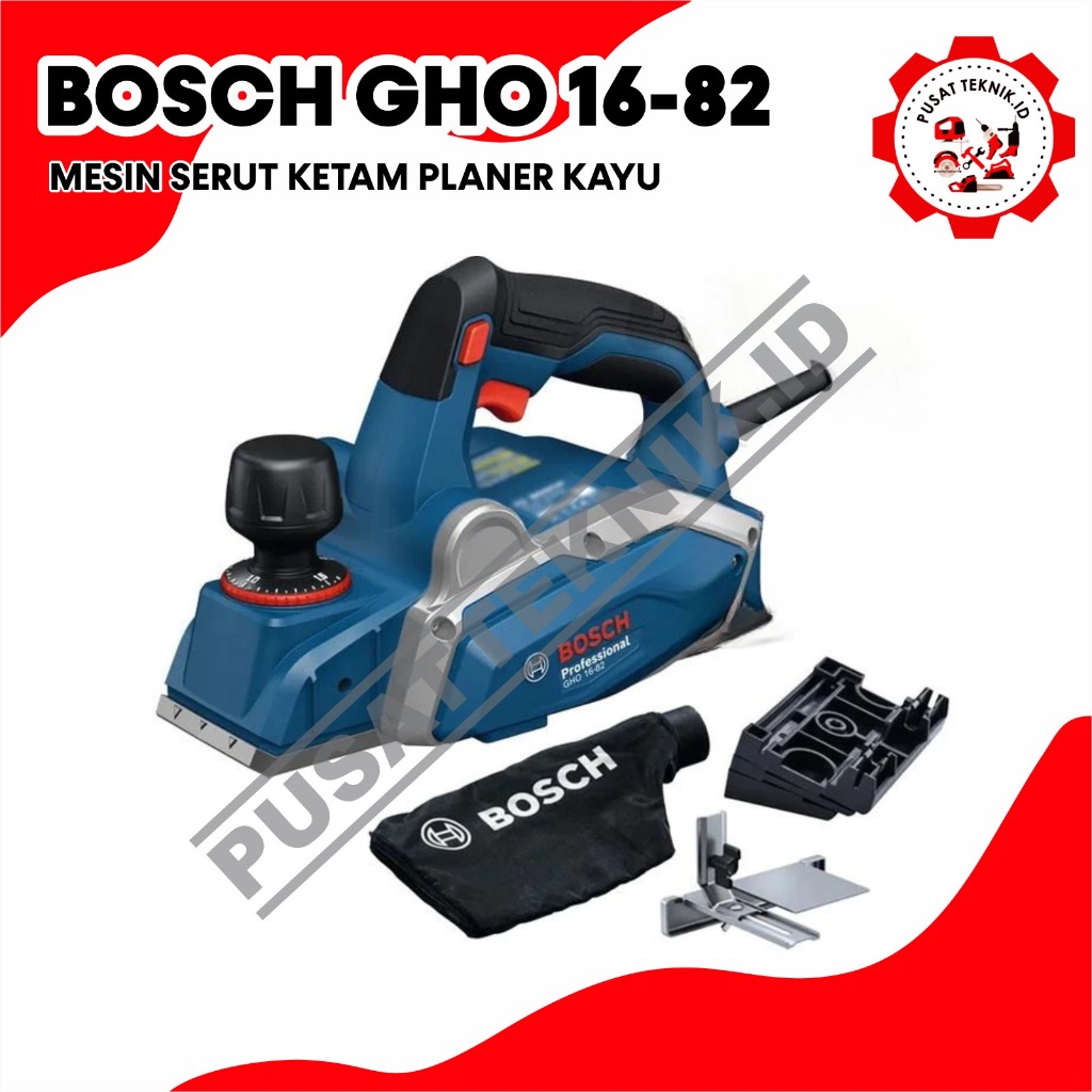 Mesin Planer Planner Serut Kayu BOSCH GHO 6500 16-82 / Alat Pasah Ketam Sugu LISTRIK GHO-6500 GHO BO