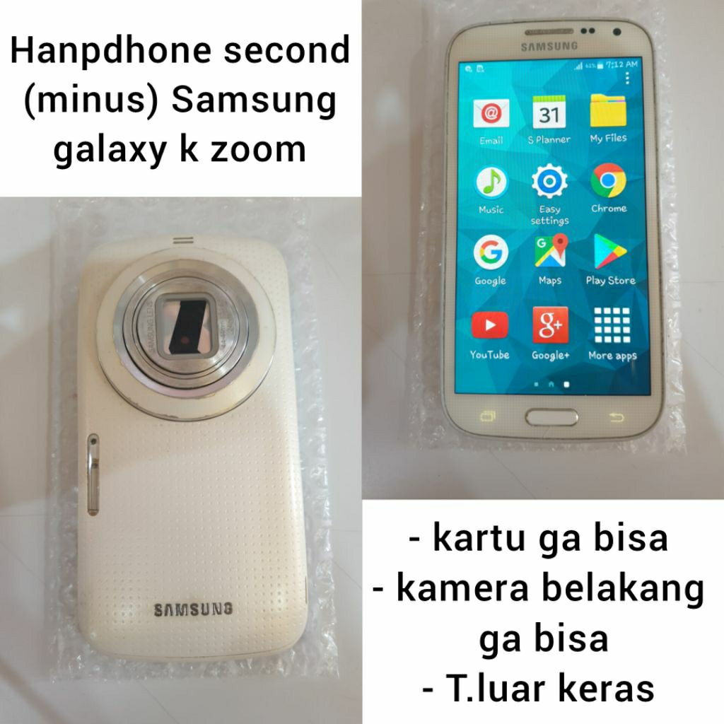 HANDPHONE SECOND (MINUS) SAMSUNG GALAXY K ZOOM (HARAP MEMBACA DESKRIPSI TERLEBIH DAHULU)