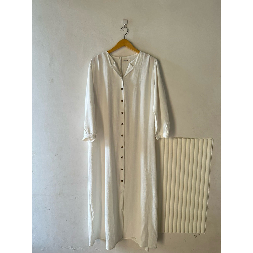 gamis putih rubylicious | preloved gamis putih | gamis putih | preloved gamis