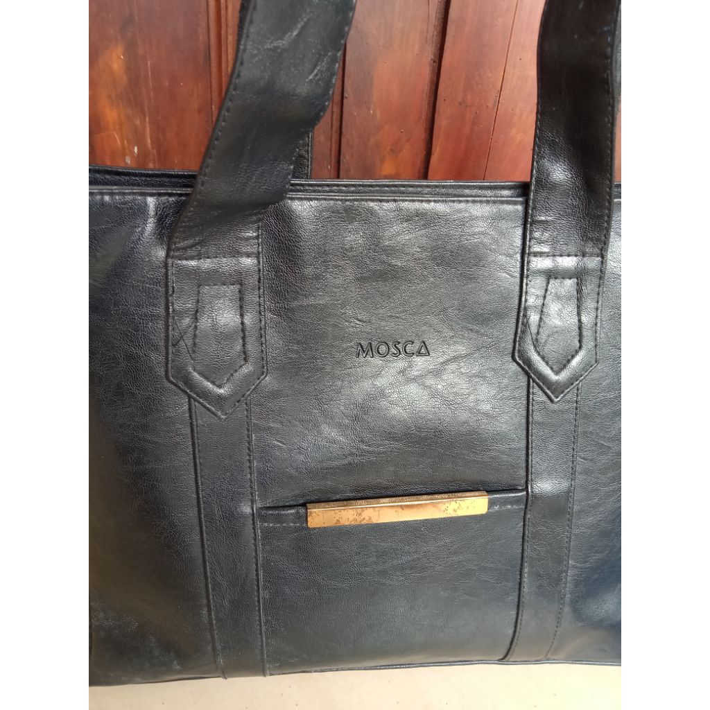 Preloved Totebag Kulit MOSCA