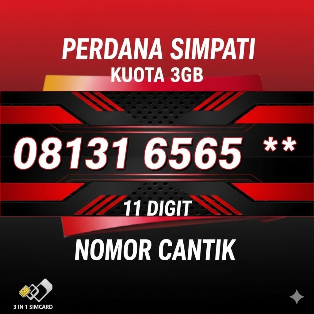 KARTU PERDANA SIMPATI NOMOR 11DIGIT