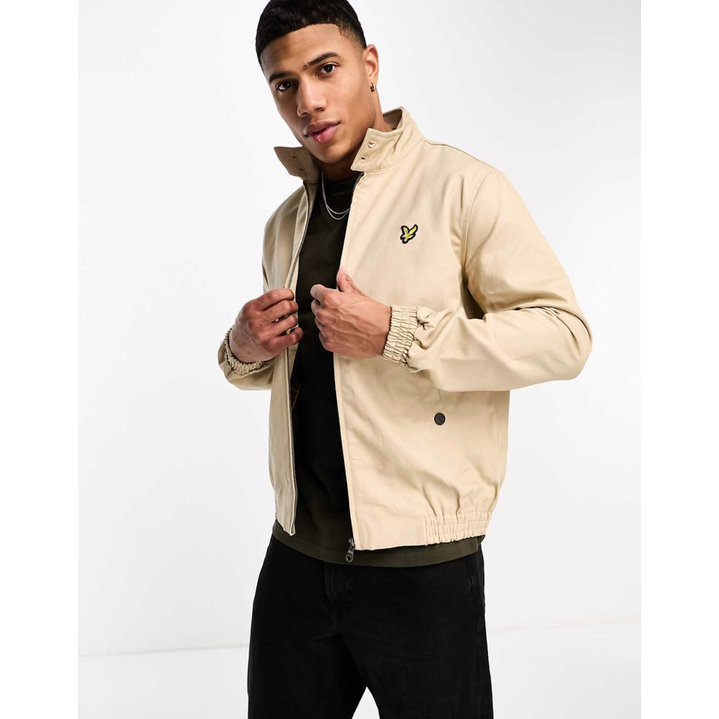 Lyle And Scott Harrington Jacket In Stone