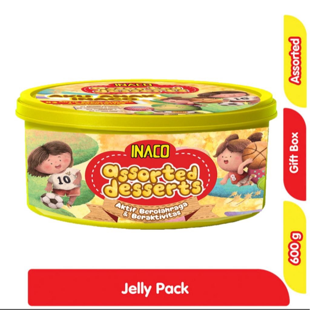 Inaco Assorted Dessert Jeli & Puding Gift Box 600 g