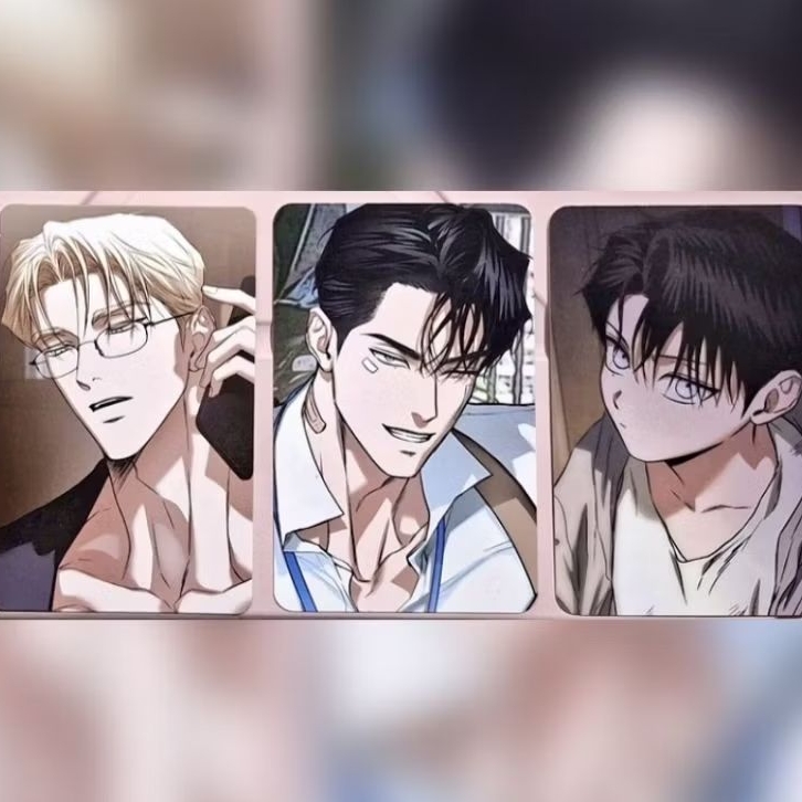 (BACA DESKRIPSI) Photocard Manhwa BL Flashlight Aaron Lezhin Project Yujin Daybreak RPC(BACA DESKRIP