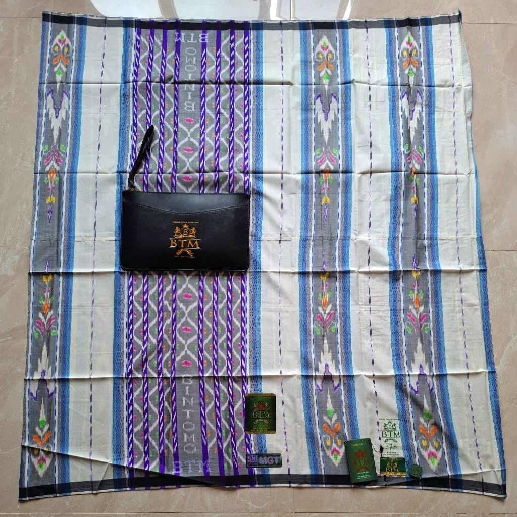 Sarung BTM Type MGT Warna Putih Full Sutra 100% Original