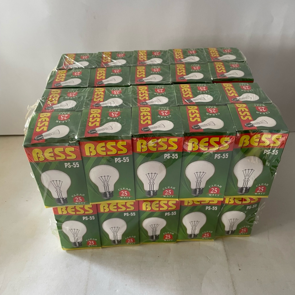 Bohlam Lampu Ayam Lampu Pijar Kuning Hangat 25 watt BESS