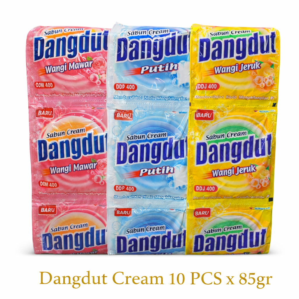 10 PCS Sabun DANGDUT Cream 85gr / Sabun Colek DANGDUT 1000an Warna Menarik