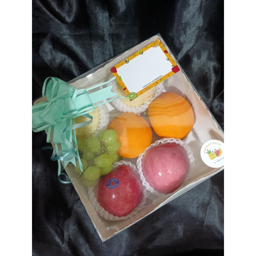 JURAGAN BUAH HAMPERS BUAH KOTAK MIKA