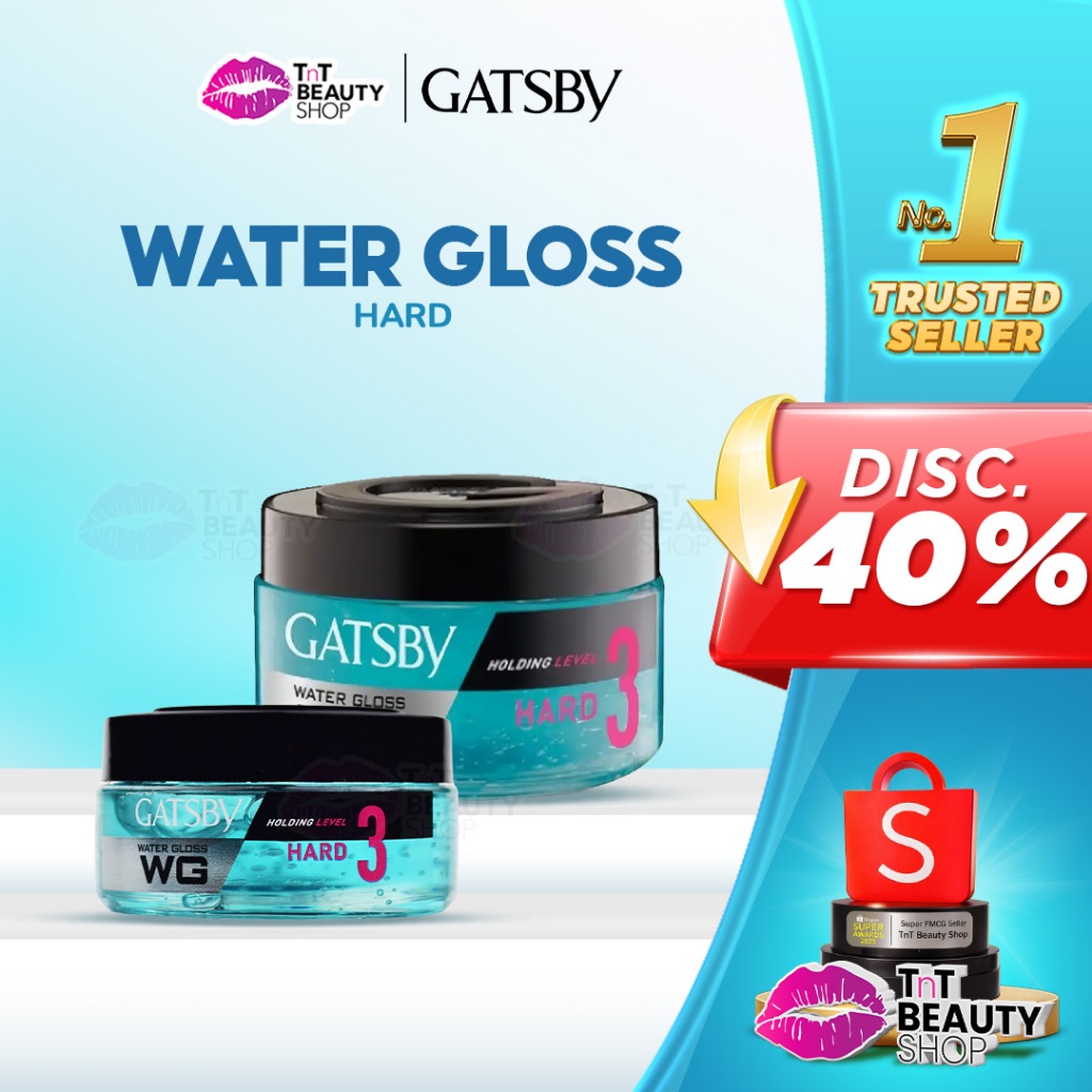 Gatsby Water Gloss HARD / Pomade / Minyak Rambut | TnT Beauty Shop